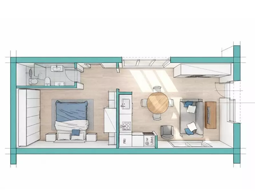 Immagine 1 di Locale commerciale in vendita  a Ponsacco