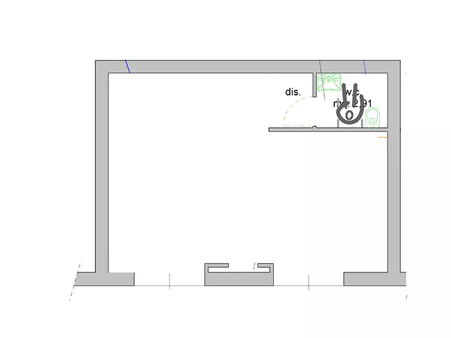 Immagine 8 di Locale commerciale in affitto  a Poggibonsi