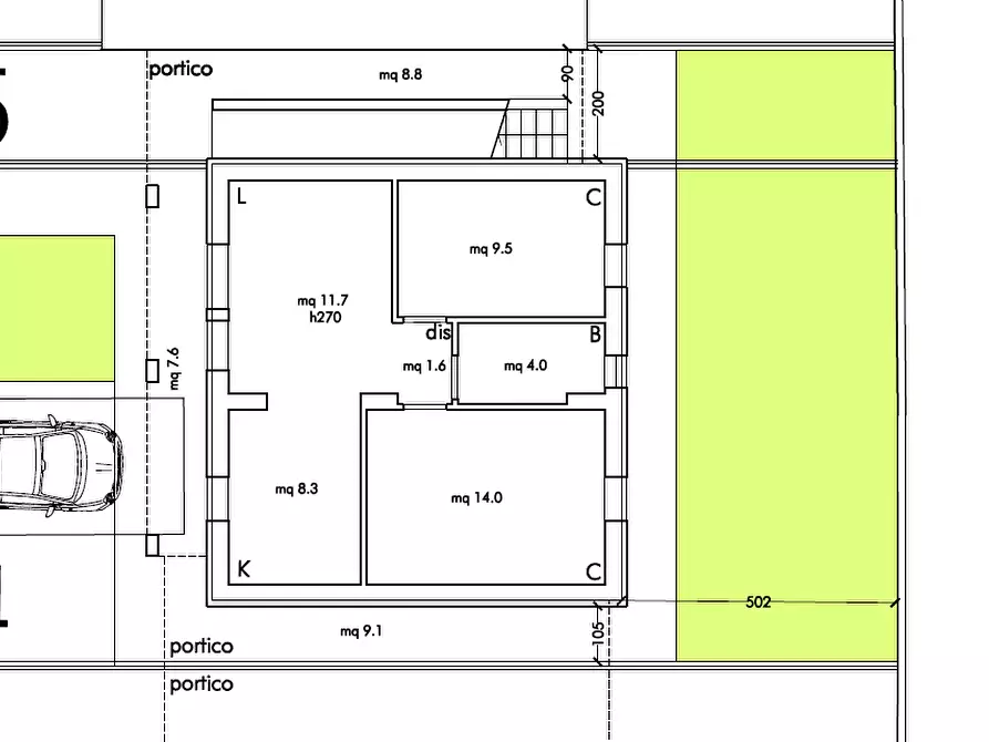 Immagine 4 di Terreno residenziale in vendita  a Pontedera