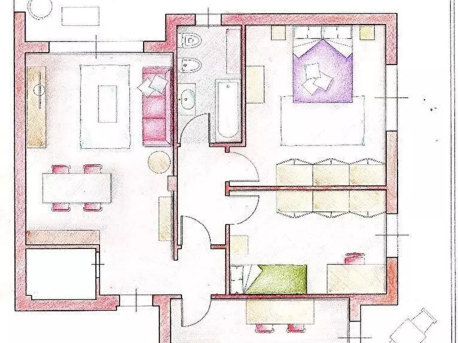 Immagine 3 di Appartamento in vendita  a Cascina