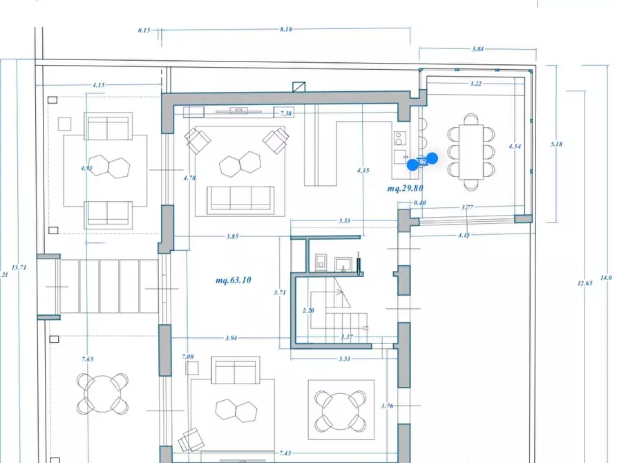 Immagine 3 di Villa in vendita  a Forte Dei Marmi