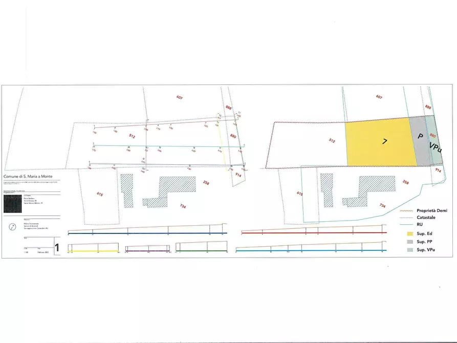 Immagine 10 di Terreno residenziale in vendita  a Santa Maria A Monte