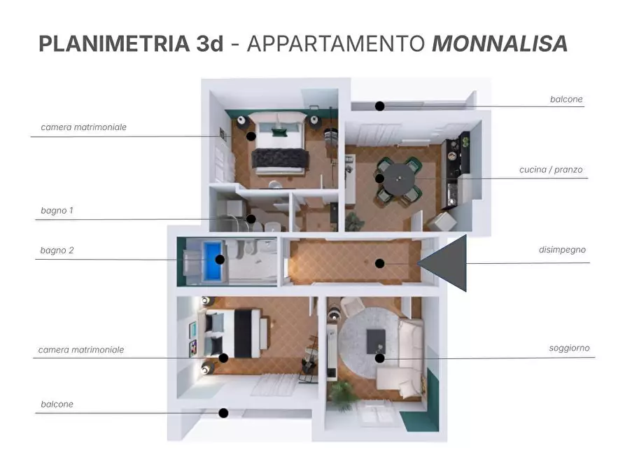 Immagine 57 di Appartamento in vendita  a Vinci