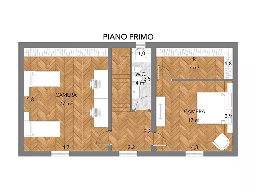 Immagine 4 di Appartamento in vendita  a Cascina