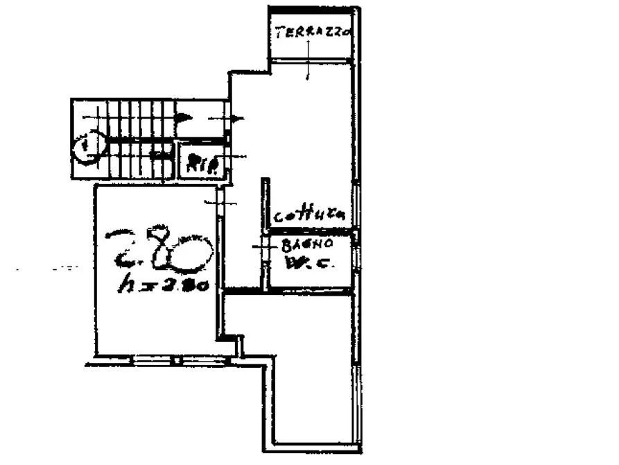Immagine 7 di Appartamento in vendita  a Pisa