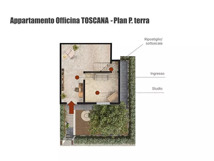 Immagine 63 di Porzione di casa in vendita  a Castelfranco Di Sotto