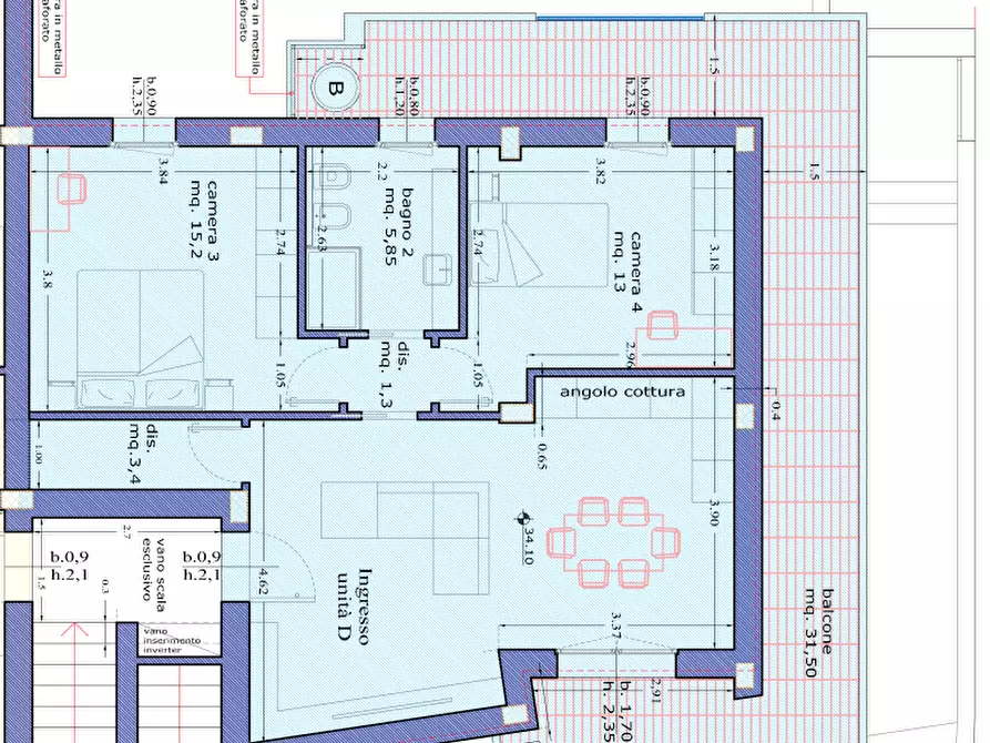 Immagine 5 di Appartamento in vendita  a Capraia E Limite