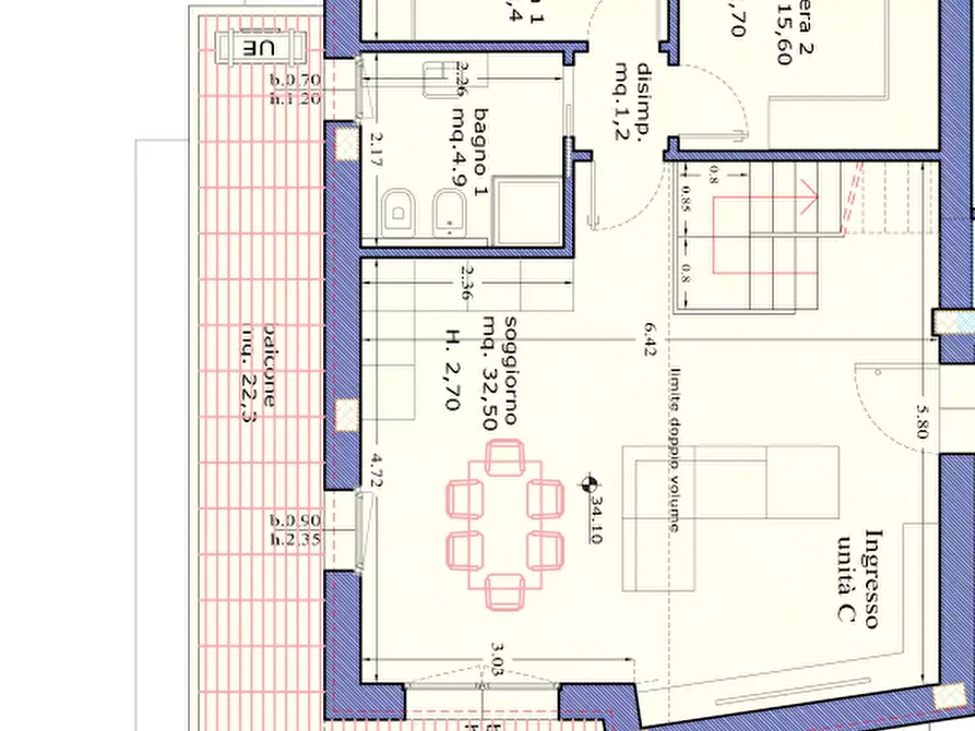 Immagine 3 di Appartamento in vendita  a Capraia E Limite