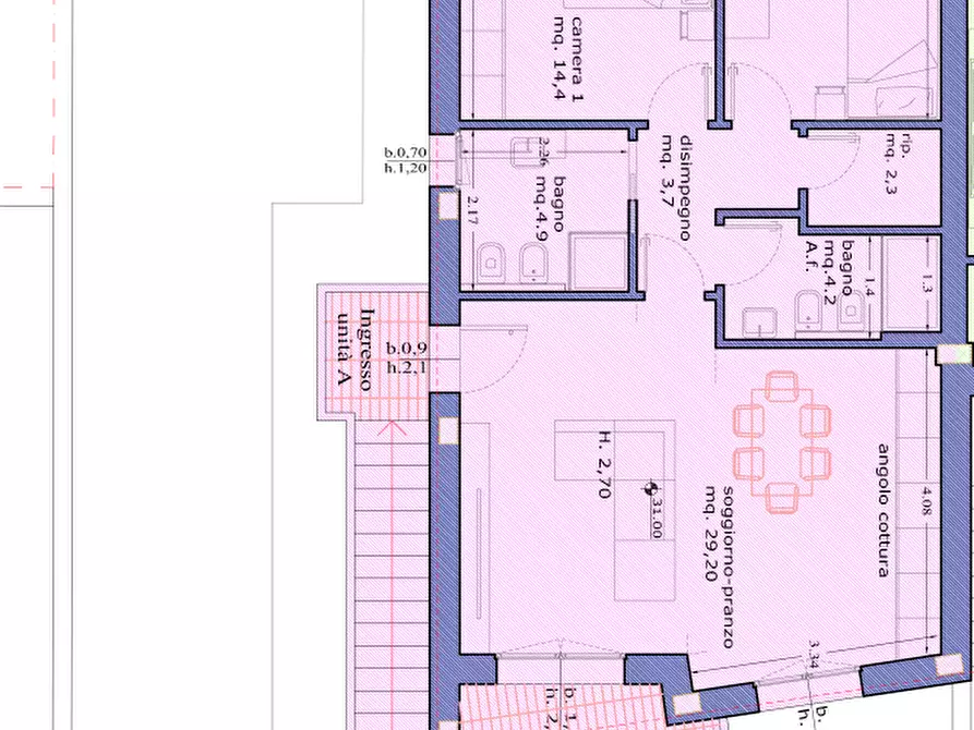 Immagine 3 di Appartamento in vendita  a Capraia E Limite