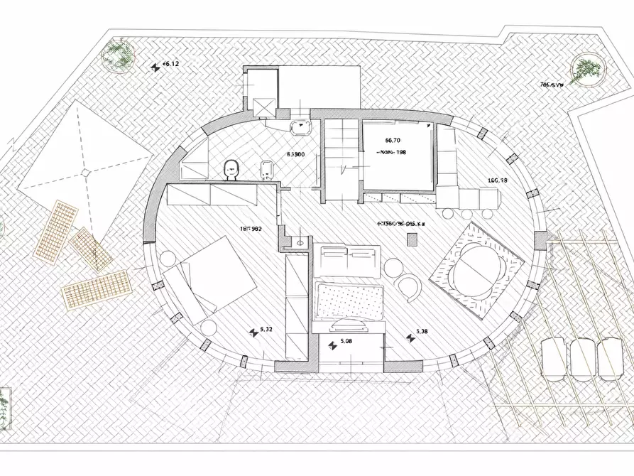 Immagine 19 di Mansarda in vendita  a Pontedera