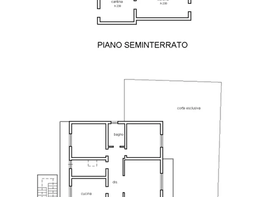 Immagine 3 di Casa bifamiliare in vendita  a Massa