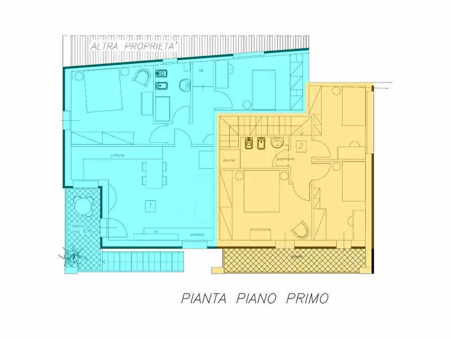 Immagine 3 di Appartamento in vendita  a Cascina