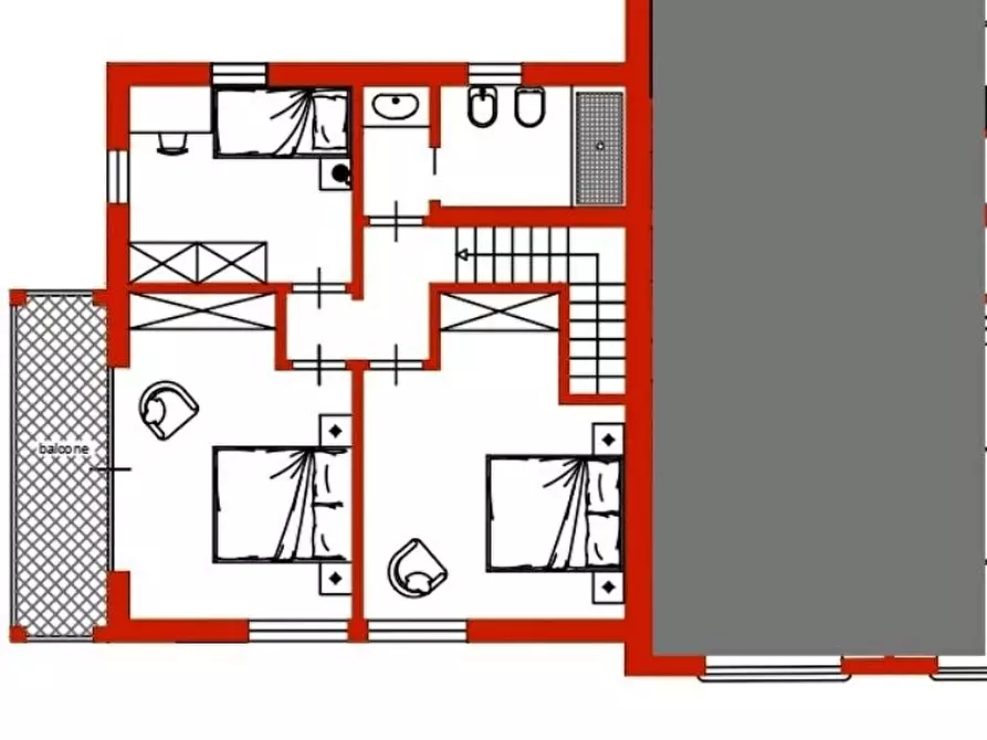 Immagine 28 di Villetta a schiera in vendita  a Capannori