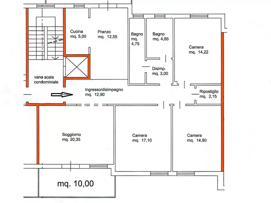 Immagine 13 di Appartamento in vendita  a Empoli