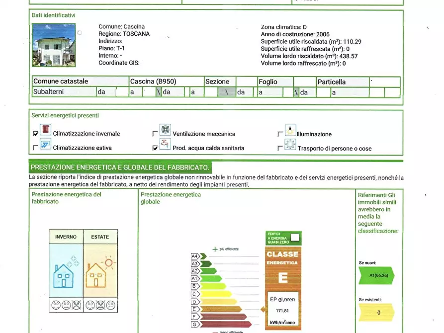 Immagine 35 di Casa bifamiliare in vendita  a Cascina