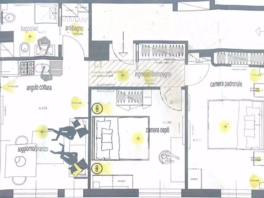 Immagine 1 di Appartamento in affitto  a Massa