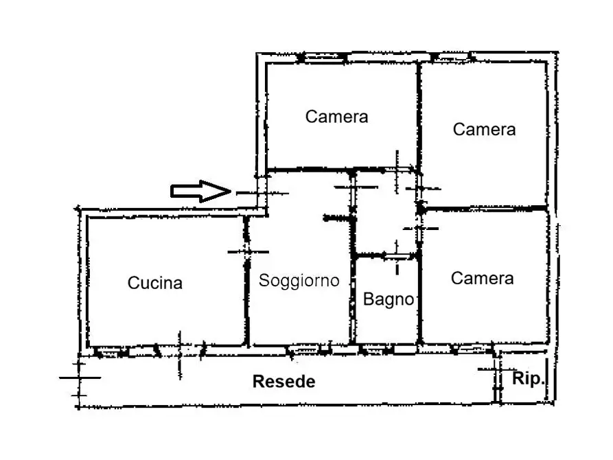 Immagine 9 di Casa bifamiliare in vendita  a Ponsacco