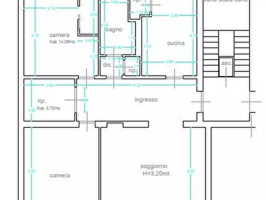 Immagine 19 di Appartamento in vendita  a Livorno