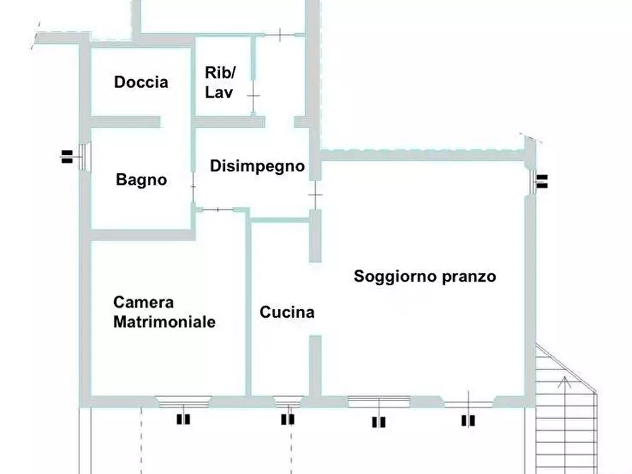 Immagine 50 di Casa trifamiliare in vendita  a Montescudaio