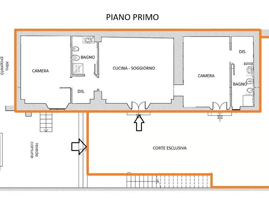 Immagine 11 di Appartamento in vendita  a Certaldo