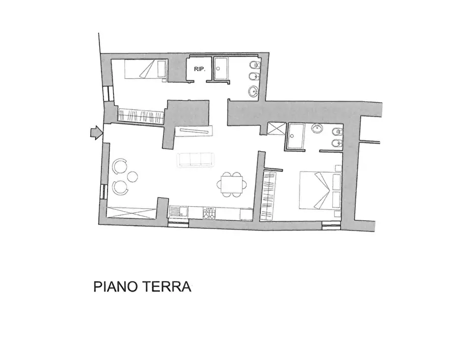 Immagine 1 di Appartamento in vendita  a Siena
