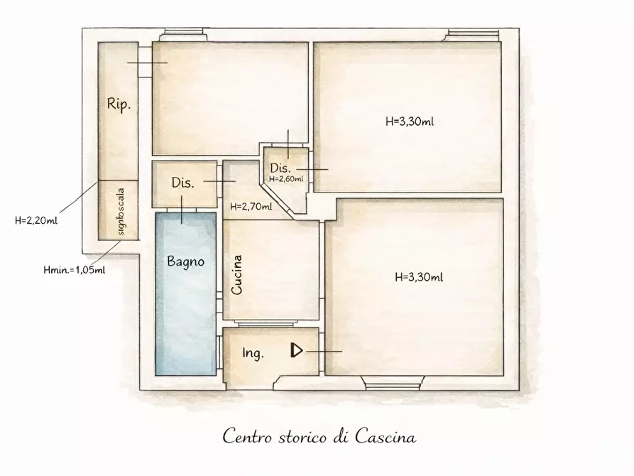 Immagine 12 di Appartamento in vendita  a Cascina