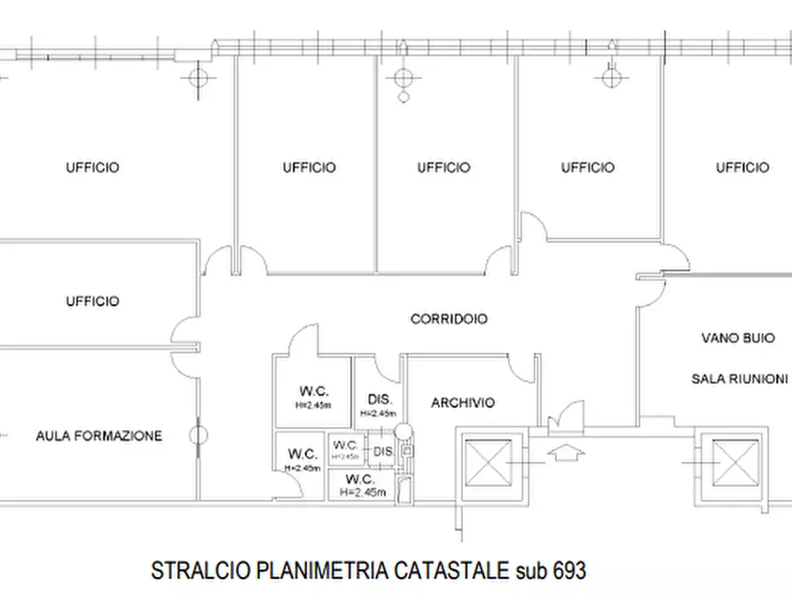 Immagine 7 di Ufficio in vendita  a Torino
