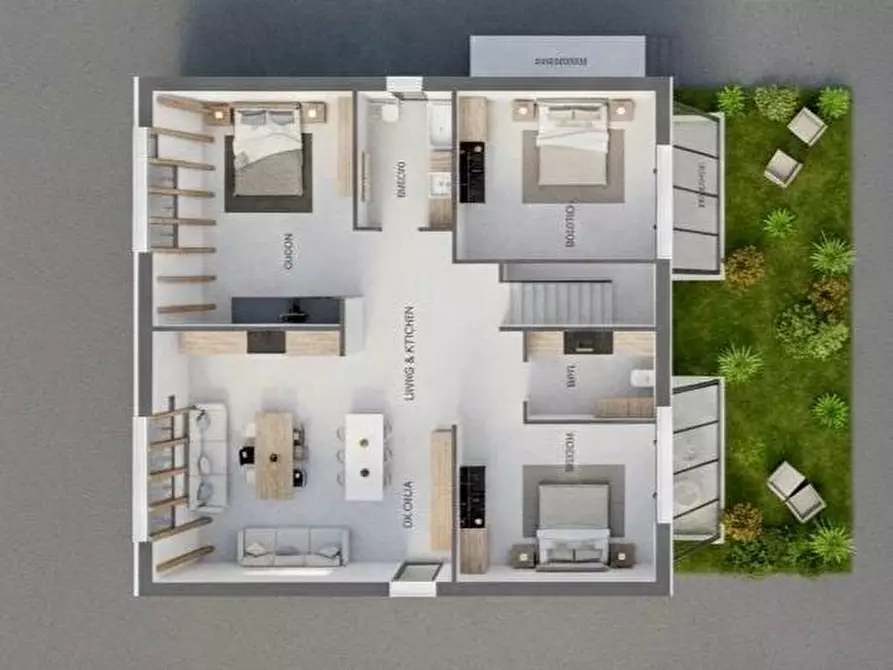 Immagine 2 di Terratetto in vendita  a Cascina