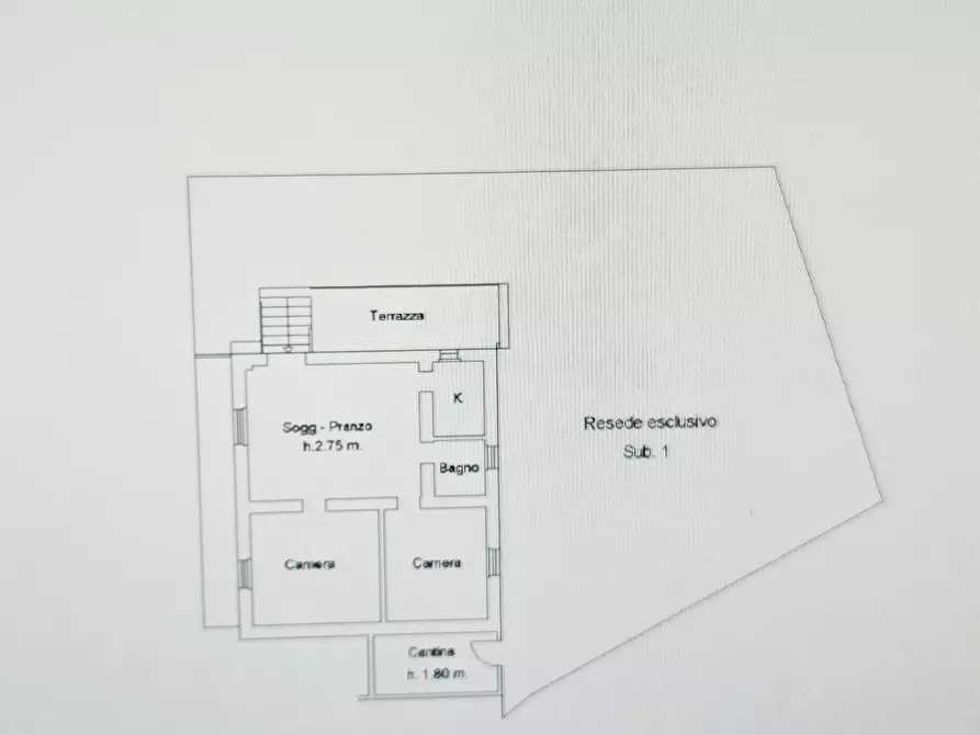 Immagine 17 di Porzione di casa in vendita  a Colle Di Val D'elsa