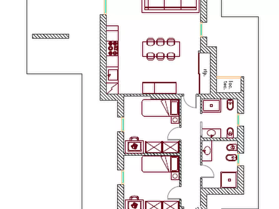 Immagine 10 di Villa in vendita  a Castelnuovo Magra