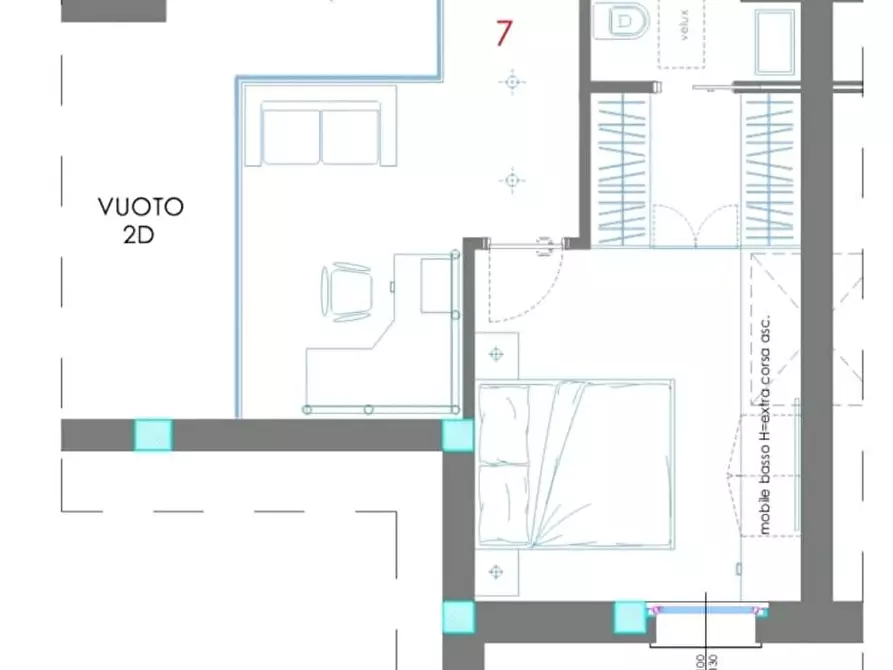 Immagine 2 di Appartamento in vendita  a Castelnuovo Magra