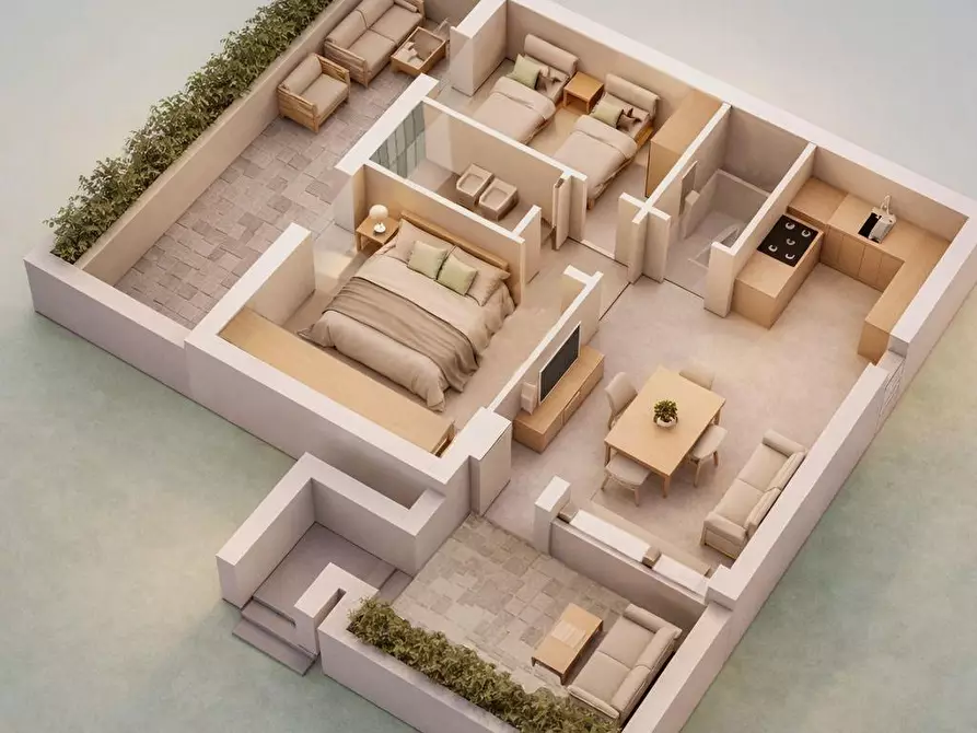 Immagine 1 di Villetta a schiera in vendita  a Rosignano Marittimo