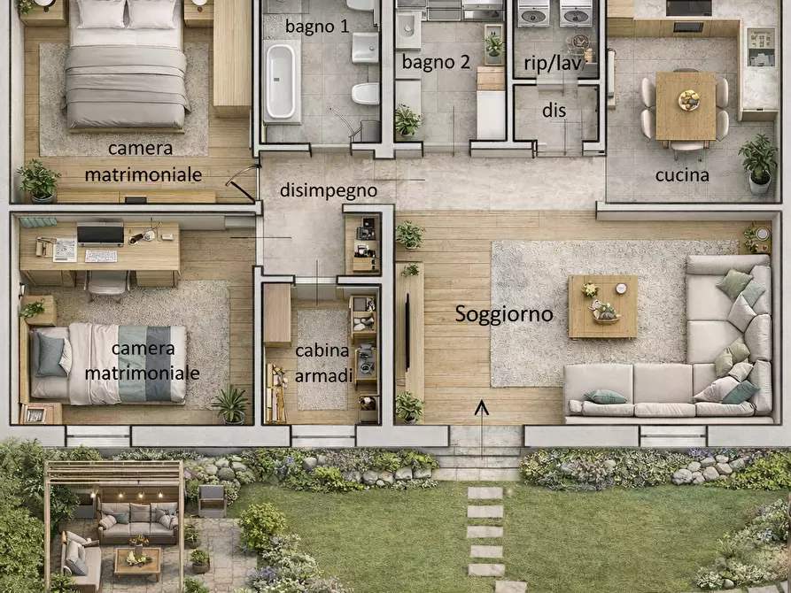 Immagine 13 di Appartamento in vendita  a Porcari