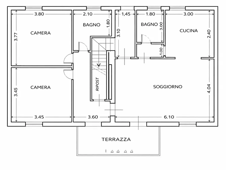 Immagine 6 di Appartamento in vendita  a Porcari