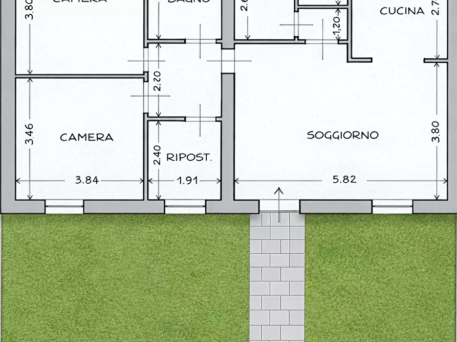 Immagine 5 di Appartamento in vendita  a Porcari