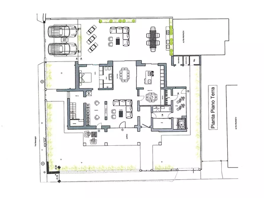 Immagine 5 di Villa in vendita  a Forte Dei Marmi