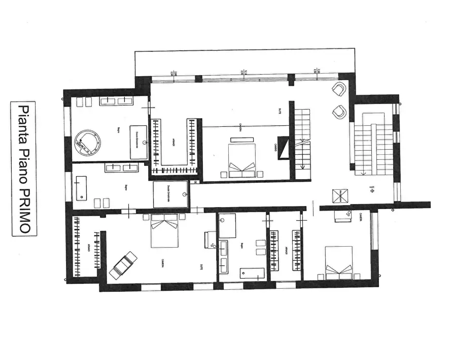 Immagine 6 di Villa in vendita  a Forte Dei Marmi