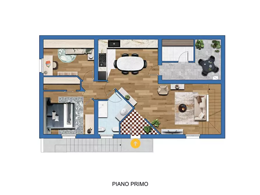 Immagine 41 di Terratetto in vendita  a Cascina