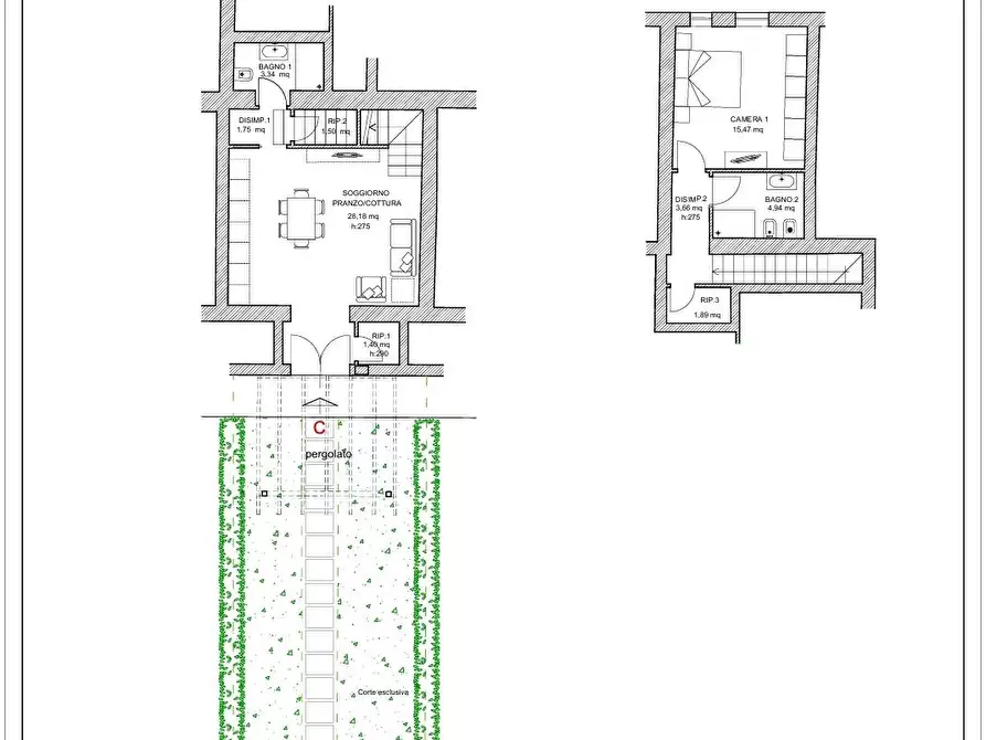 Immagine 6 di Appartamento in vendita  a Campiglia Marittima