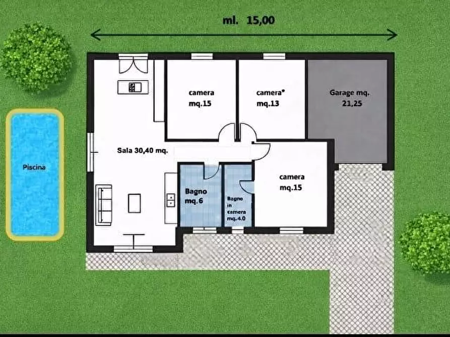 Immagine 9 di Villa in vendita  a Pietrasanta