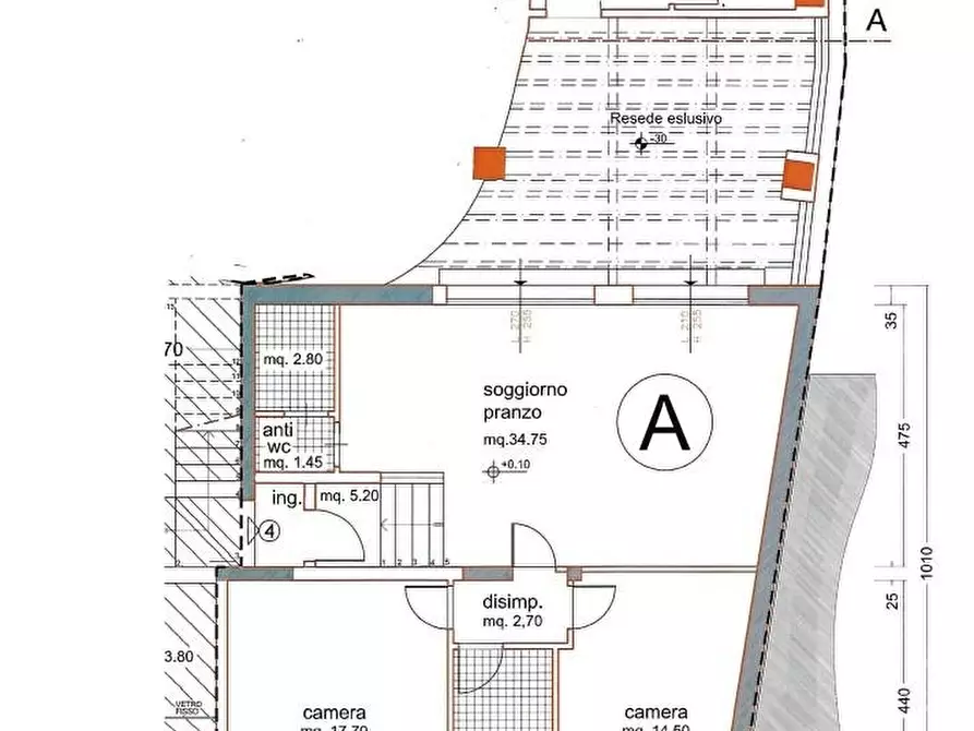 Immagine 4 di Appartamento in vendita  a Vicopisano