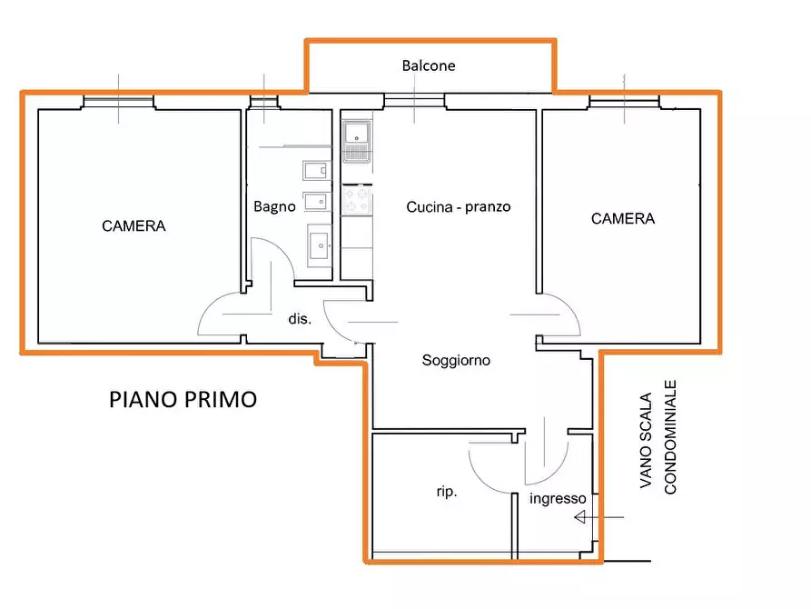 Immagine 22 di Appartamento in vendita  a Certaldo