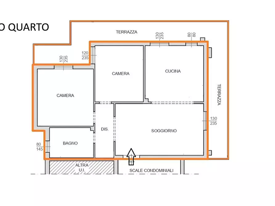 Immagine 13 di Appartamento in vendita  a Certaldo