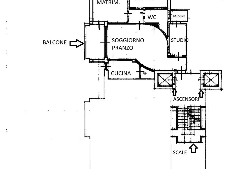 Immagine 36 di Appartamento in vendita  a Cascina