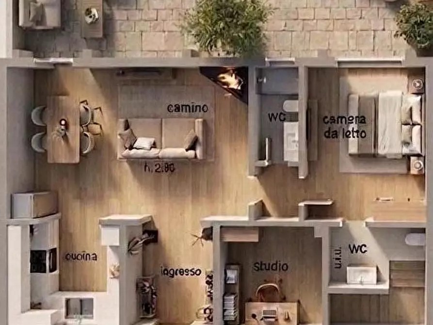 Immagine 13 di Casa indipendente in vendita  a Grosseto