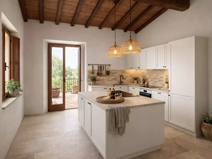 Immagine 5 di Porzione di casa in vendita  a Poggibonsi