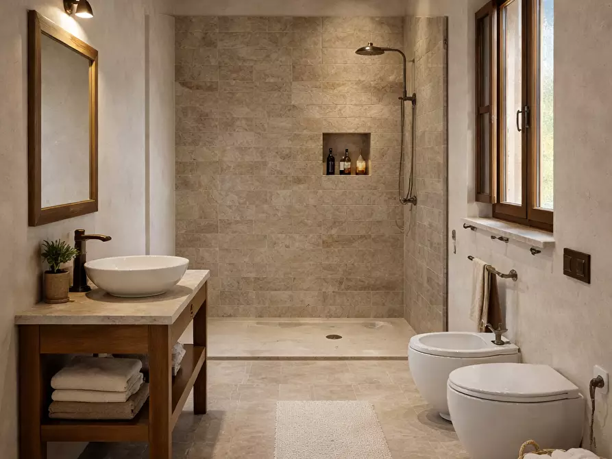 Immagine 12 di Porzione di casa in vendita  a Poggibonsi