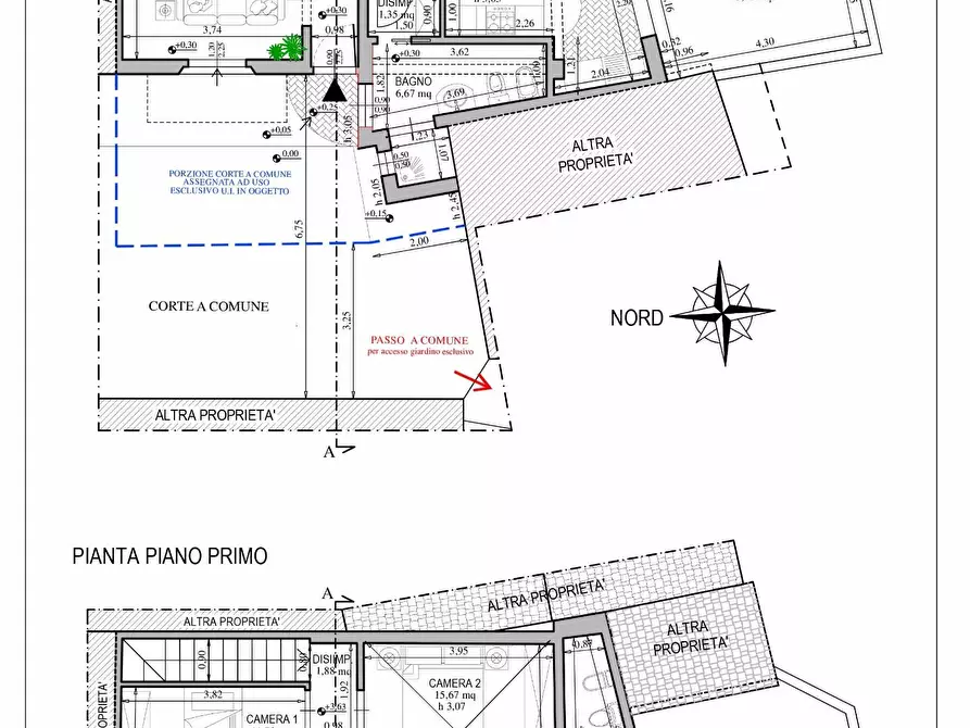 Immagine 1 di Terratetto in vendita  a Cascina