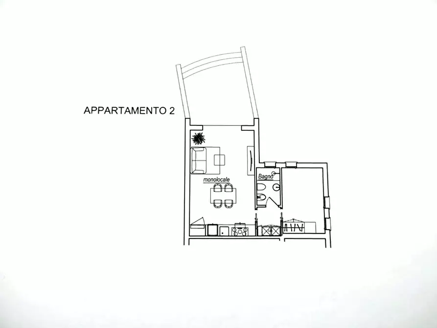 Immagine 2 di Appartamento in vendita  a Rosignano Marittimo