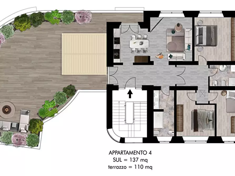 Immagine 1 di Appartamento in vendita  a Pisa